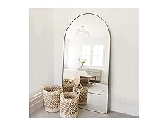 NeuType 71"x32" Arched Floor Mirror