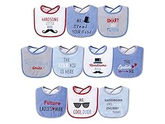 Hudson Baby Cotton Terry Bibs- Your Choice
