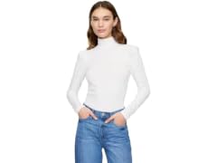 GAP Women Long Sleeve Puffed Shoulder Turtleneck