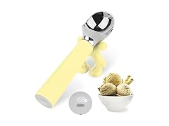 Yellow Heated Ice Cream Scoop