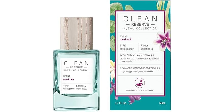 CLEAN CLEAN H2EAU Musk Noir 1.7 Fl Oz