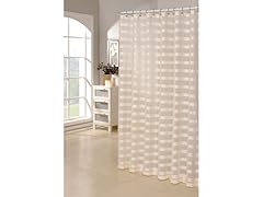 Capri Faux Linen Shower Curtain