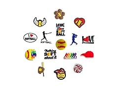 KerSK Sports Shoe Charms for Clog