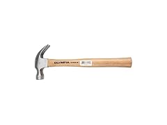 Olympia Tools Claw Hammer, 60-014, 8 Ounce,Silver
