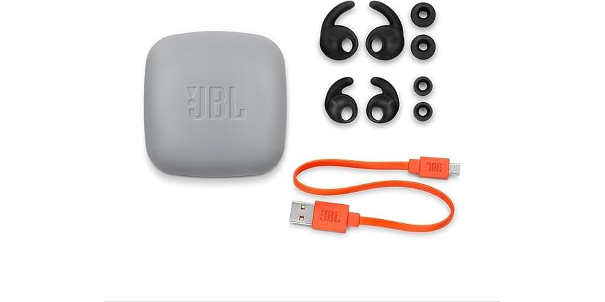 JBL Reflect Contour 2  In-Ear Wireless Sport Headphone, 3-Button Mic/Remote.  Blue