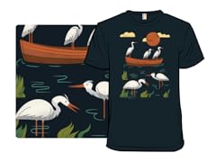 Herons in the Lagoon