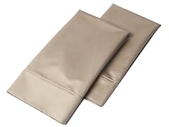 1000 TC Pillowcases-King-Set of 2-Pecan
