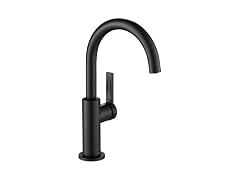 KRAUS Oletto Single Handle Kitchen Bar Faucet in Matte Black