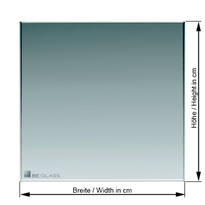 BE GLASS Spiegel Nach Maß - 6mm Stärke Bis 80x150cm