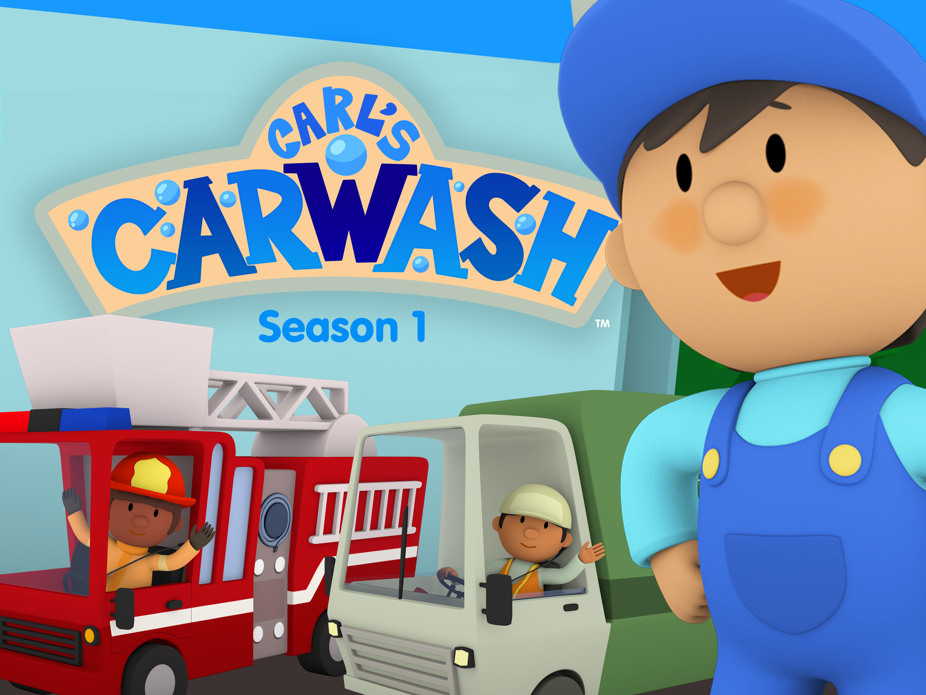 Vivid Carl's Car Wash Up To Faster, Wallpaper Illustration Vivid Carl's Car Wash Up To Faster, Wallpaper Illustration