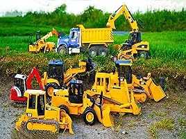 bruder lorry and digger