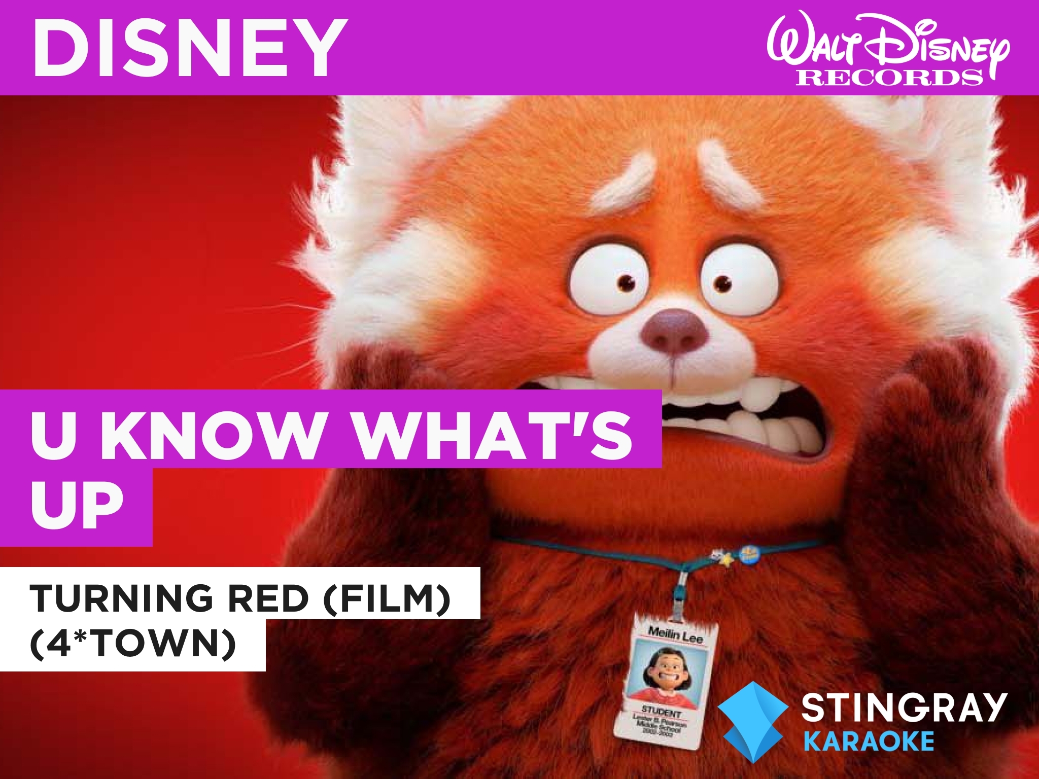 Prime Video U Know What's Up in the Style of Turning Red (film) (4*TOWN)