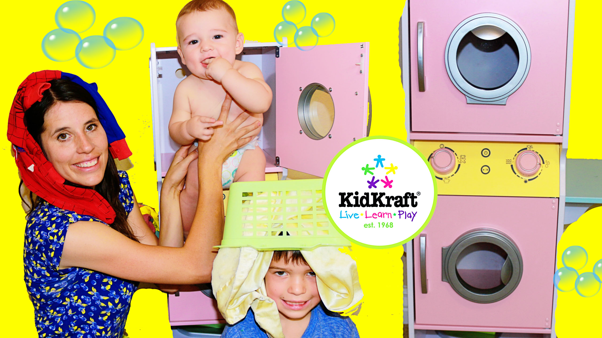 Amazon.co.jp KidKraft Laundry Playset Family Fun Washing Clothes