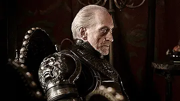 Daenerys Targaryen (Emilia Clarke) with her baby dragon Drogon on her shoulder, in Game of Thrones Season 1 Episode 10, 'Fire and Blood'.