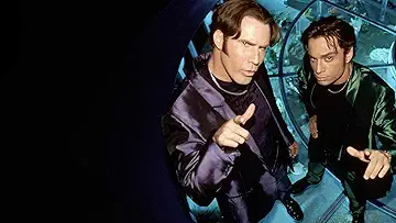 Play trivia and poll mini-games with friends, while you watch A Night at the Roxbury (1998). You'll be doing the Roxbury headbob all night long!