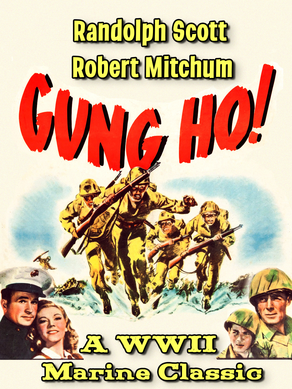 Prime Video Randolph Scott & Robert Mitchum in Gung Ho! A WWII