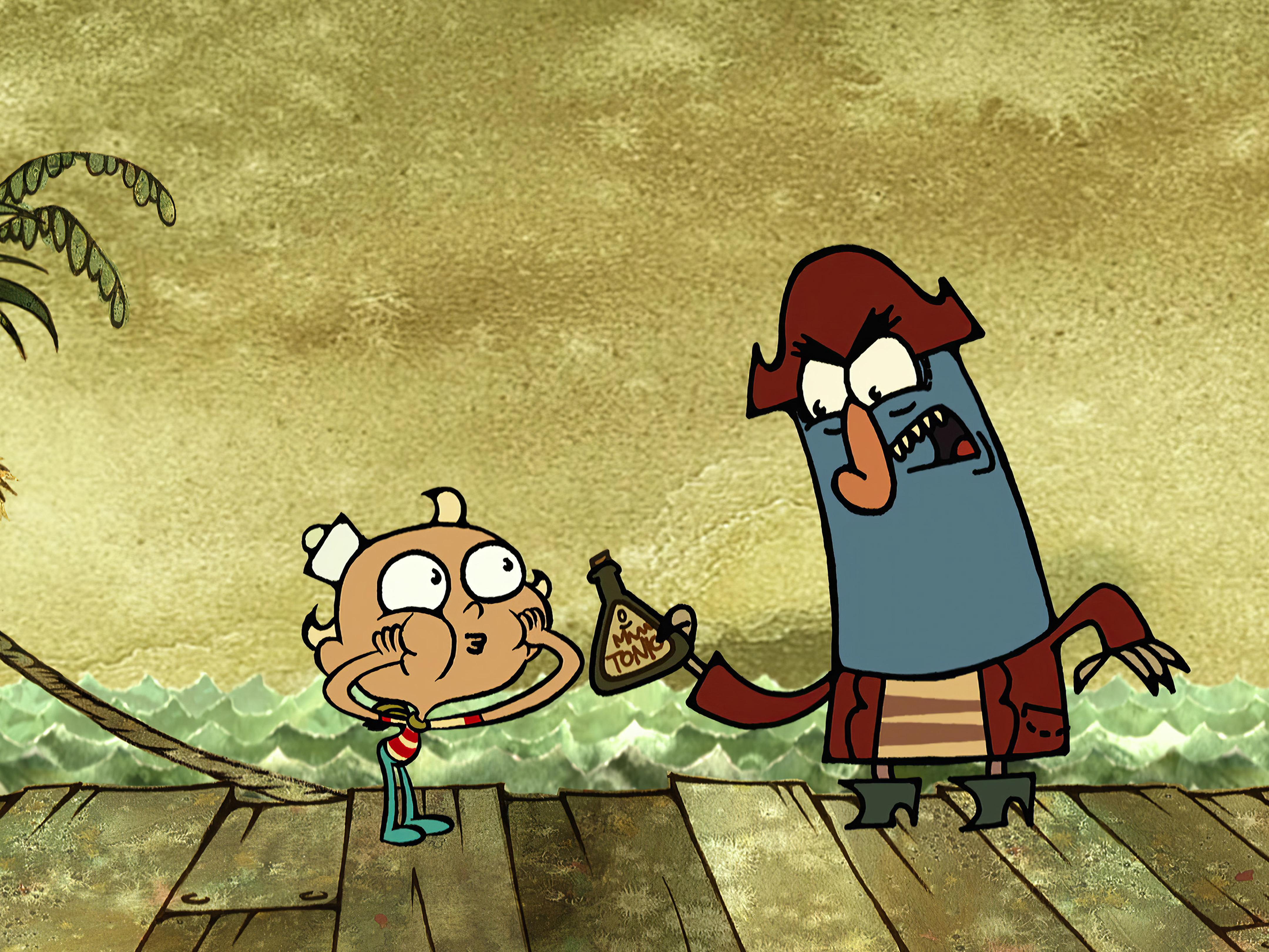 Flapjack And Spongebob