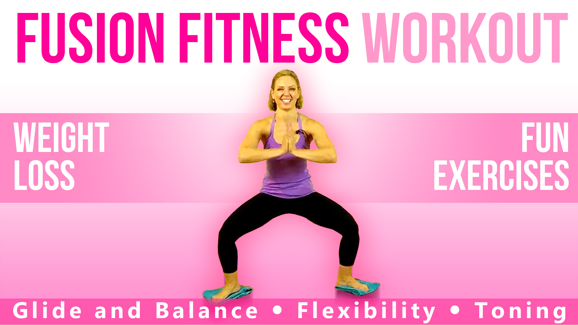 Watch 50 min Fusion Glide Workout! Glutes/Butt Cardio Strength