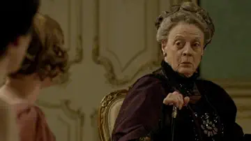 Violet Crawley (Maggie Smith) looks aghast in the Downton Abbey Season 1 Episode 4 game