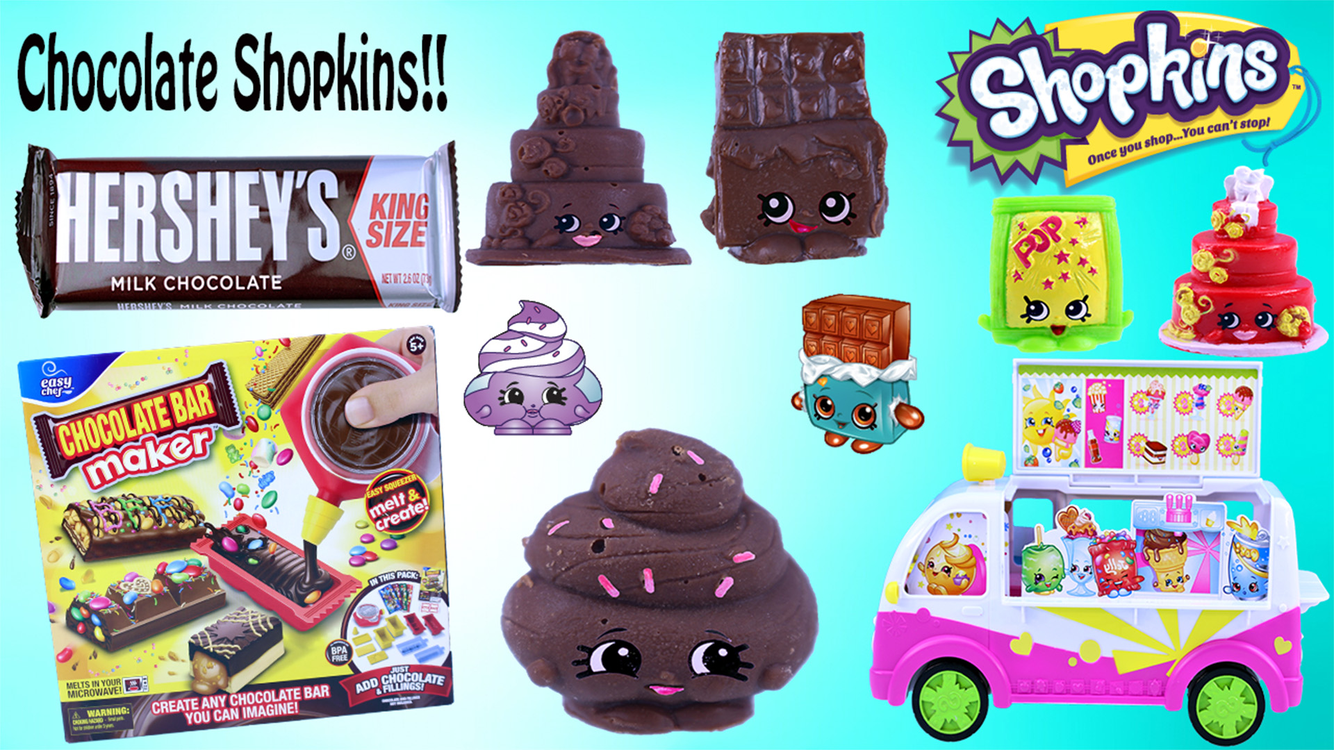 Amazon.co.jp: DIY Shopkins - How To Chocolate Shopkins Wendy Wedding ...