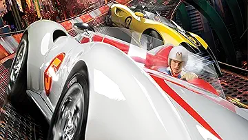 Dwayne Johnson reaching across a building facade with a determined expression in the poster for the Skyscraper game.