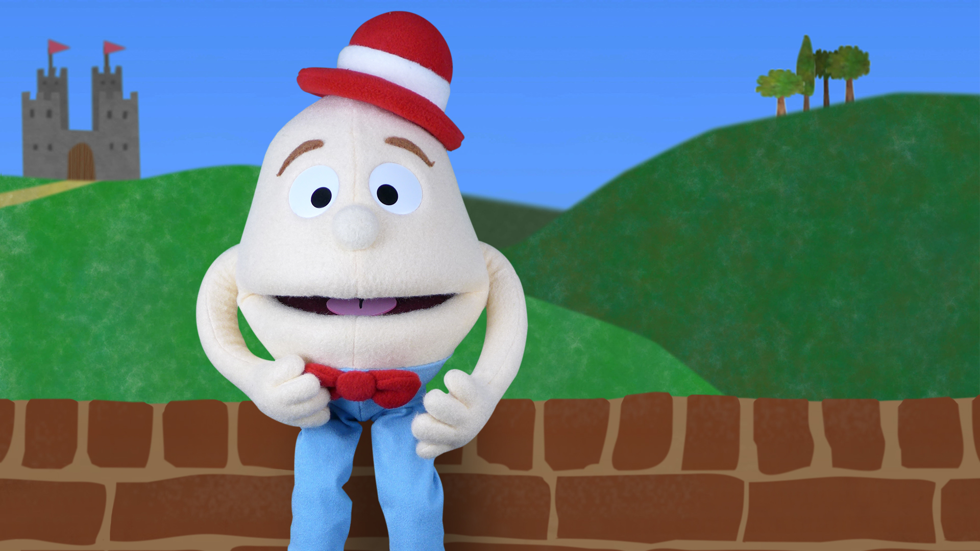 Watch Humpty Dumpty Sat on a Wall Nursery Rhymes by The New Fangles