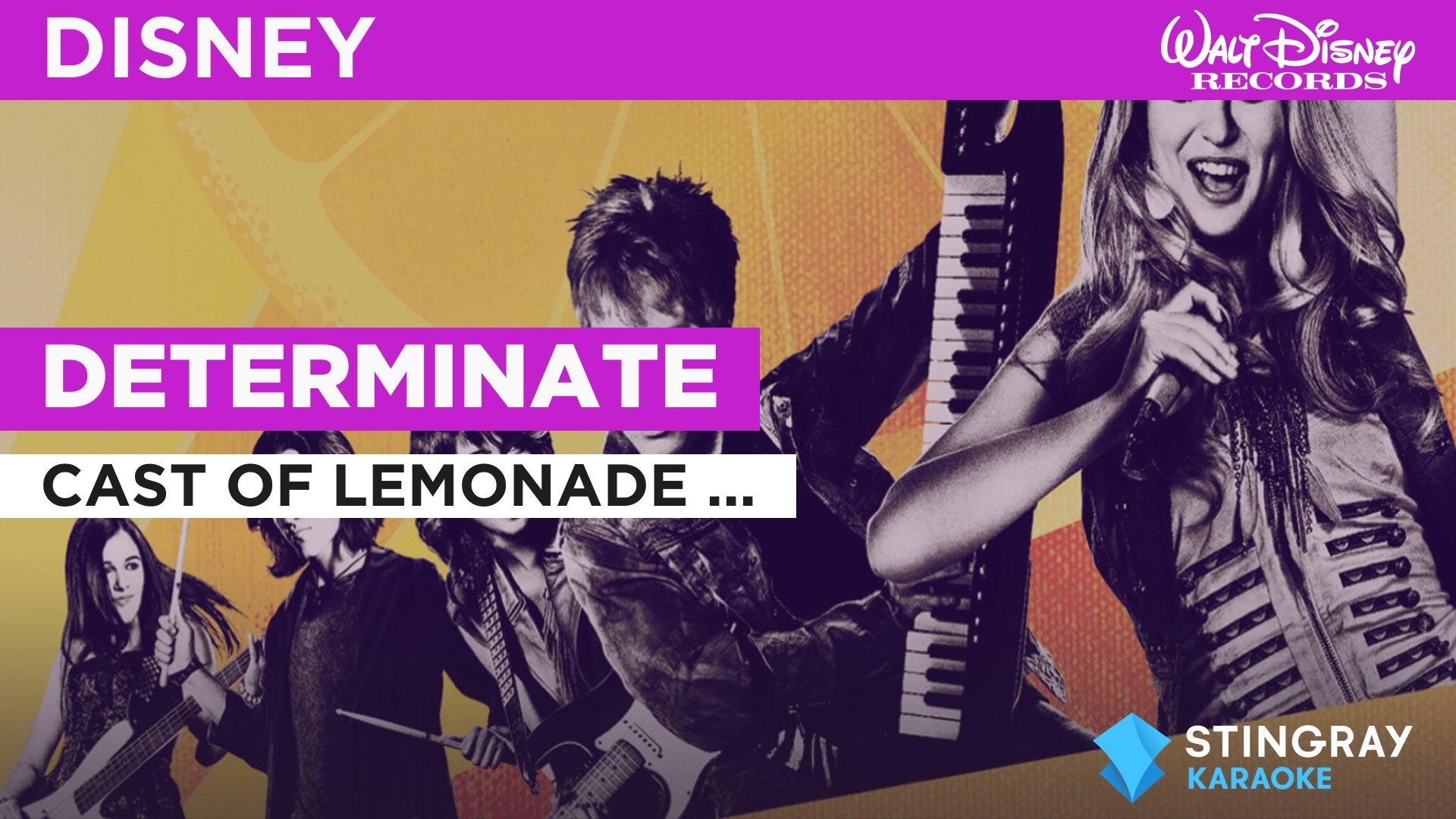Prime Video Determinate in the Style of Cast of Lemonade Mouth (Disney Original)