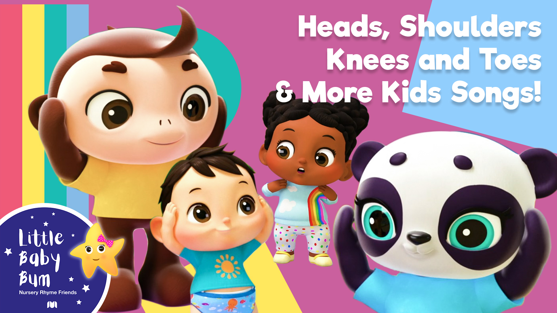 Little Baby Bum Heads, Shoulders, Knees and Toes And More Kids Songs Grace
