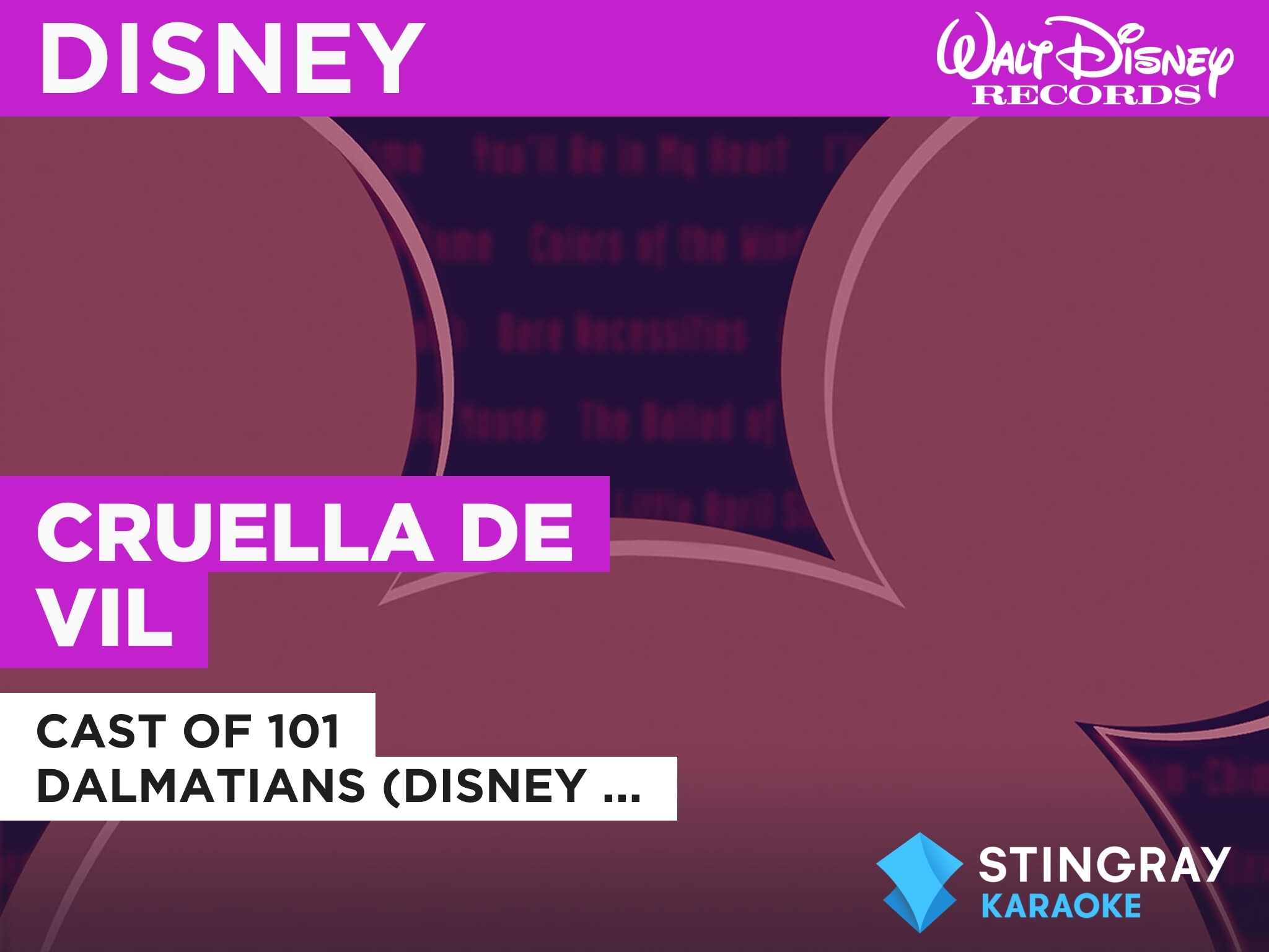 Prime Video Cruella De Vil in the Style of Cast of 101 Dalmatians