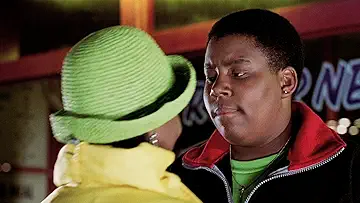 Ed (Kel Mitchell) and Dexter (Kenan Thompson) pose in the poster for Nickelodeon's Good Burger (1997).