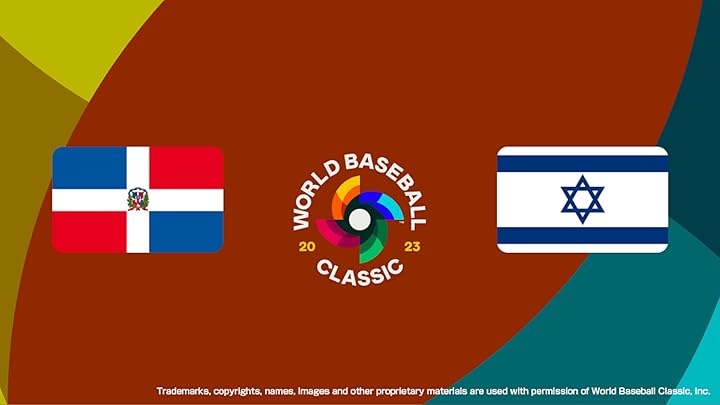 Amazon.co.jp 2023 ワールド ベースボール クラシック(WBC) 1次ラウンド プールD ドミニカ共和国 vs. イスラエル