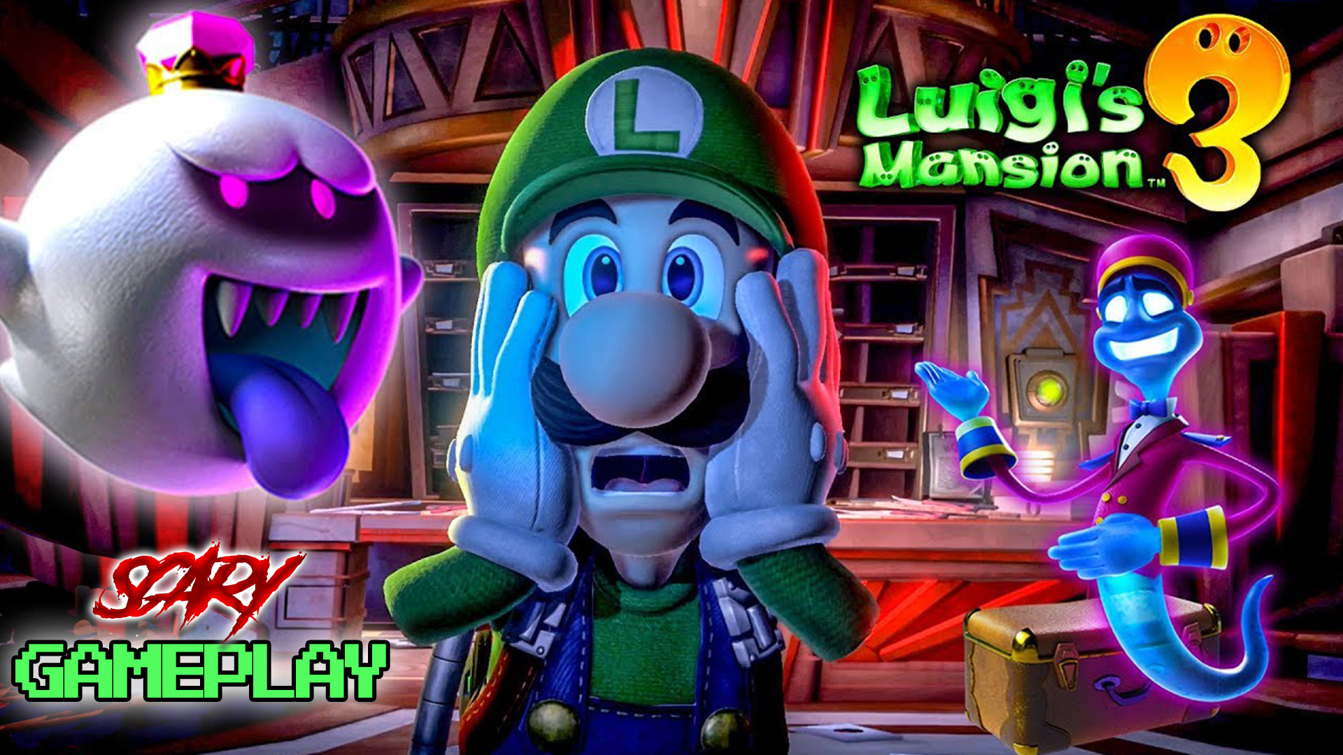 Watch Clip: Luigi's Mansion 3 Scary Gameplay | Prime Video