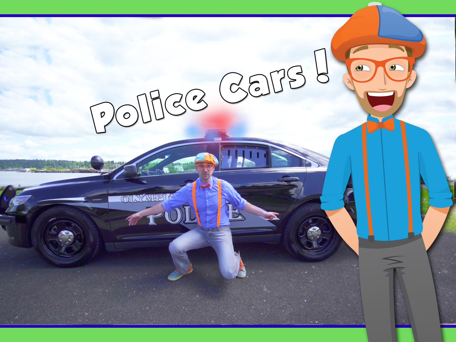 blippi police car toy