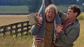 Play trivia and poll mini-games with friends, while you watch Dumb and Dumber To (2014). The most delightfully brainless comedy duo is back!