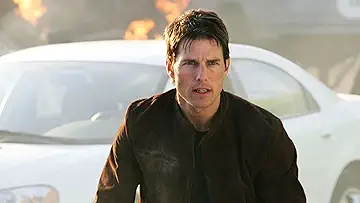 Tom Cruise as Ethan Hunt in action from the J.J. Abrams Mission Impossible III game.