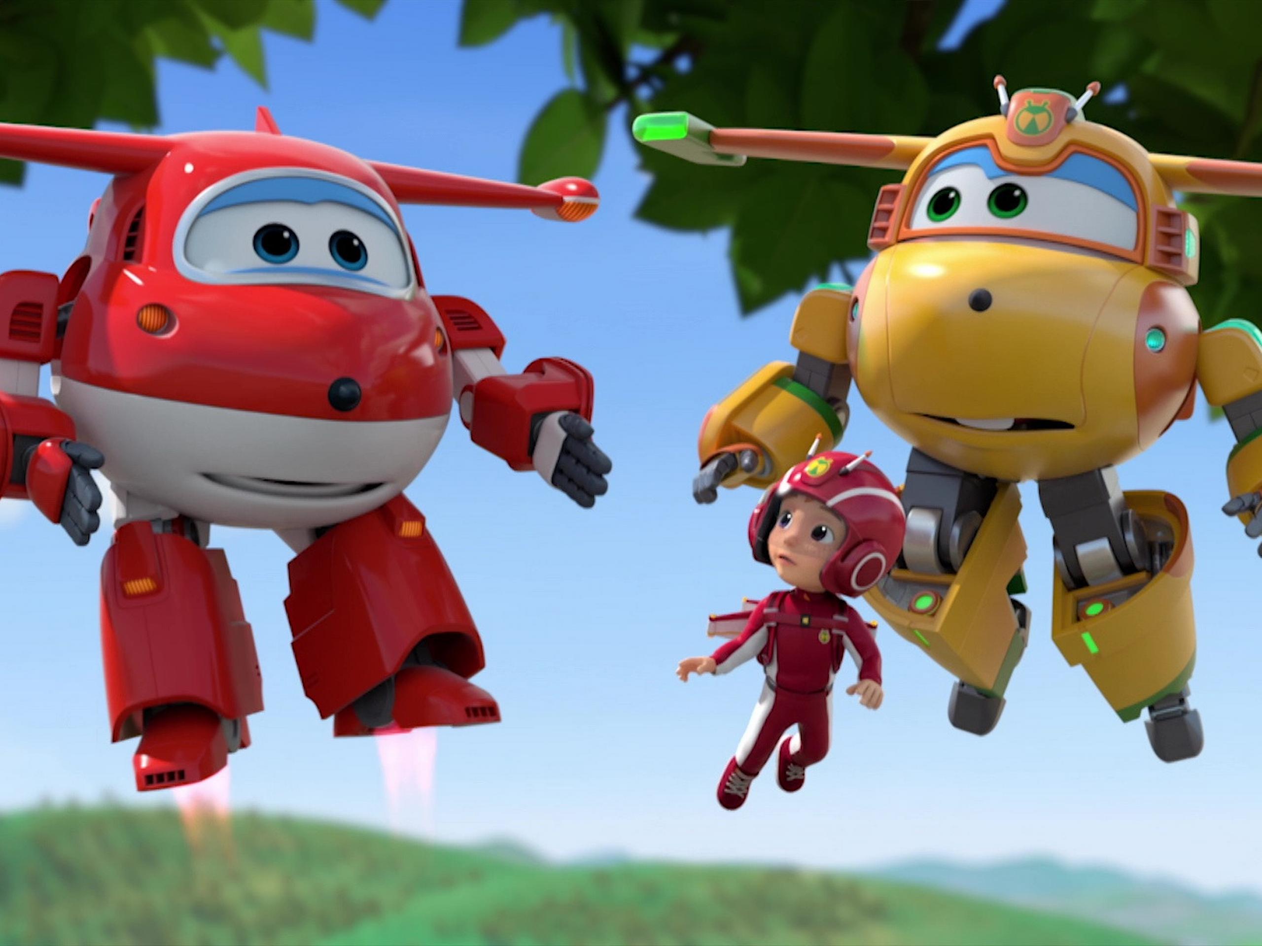 Figurine Super Wings Saison 4 - SPARKY Transformable - Jouet Coréen FunnyFlux - ABS