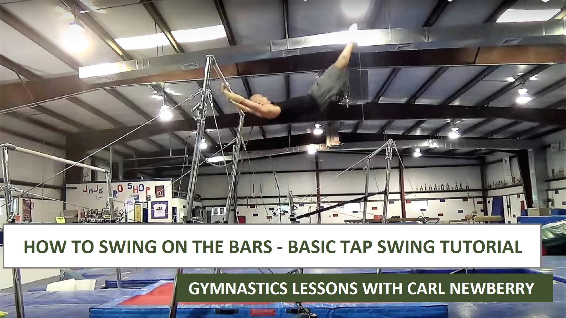 Watch How to Swing on the Bars Basic Tap Swing Tutorial Gymnastics