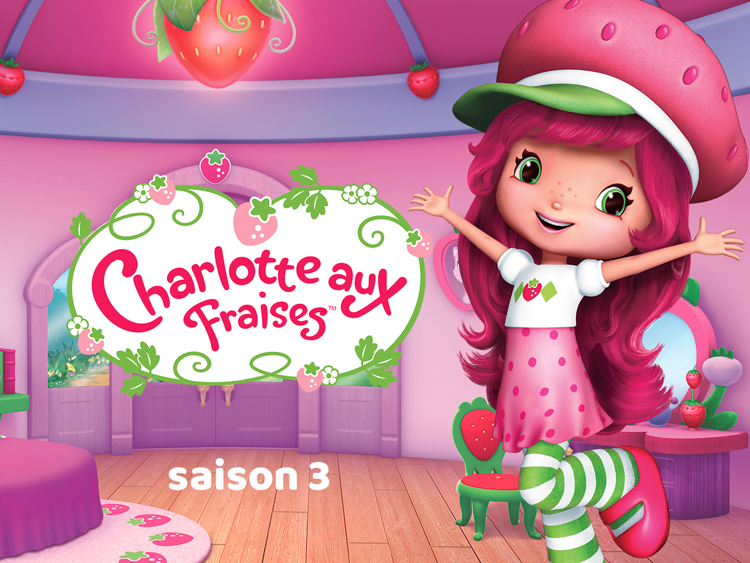 Charlotte Au Fraise Dessin Animé Personnage www.primevideo.com