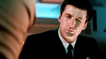 Sean Connery as Captain Marko Ramius standing on the bridge of the Red October submarine in The Hunt for Red October game