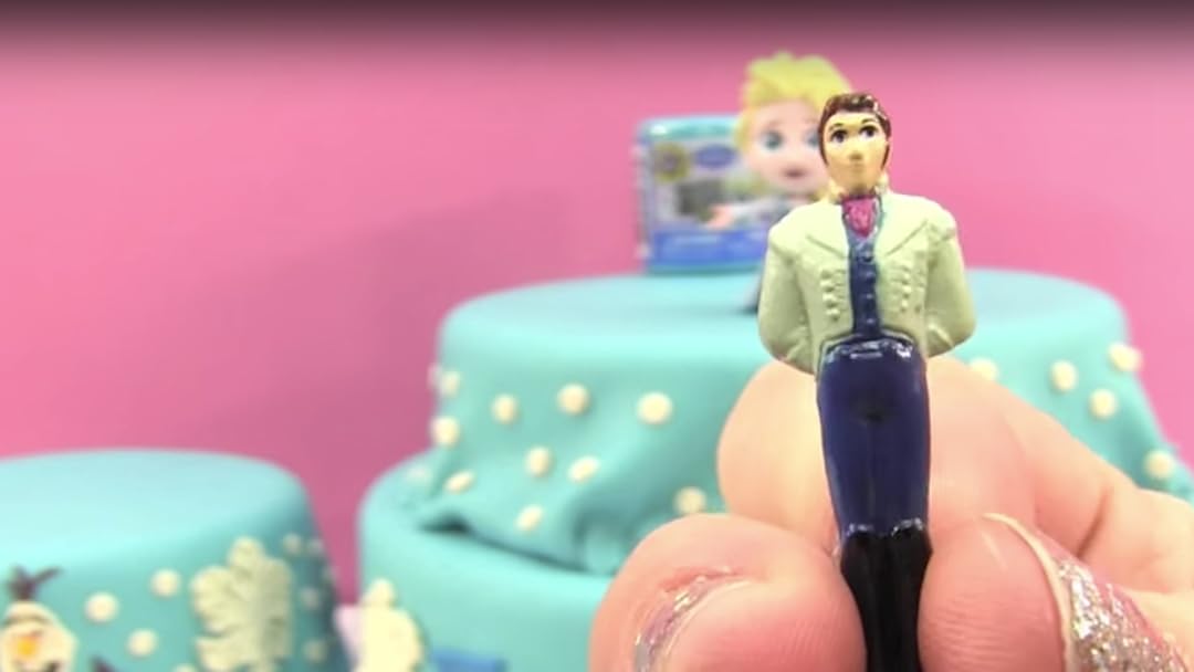 HUGE Disney Frozen Play Doh Cake opening with Surprise Toys