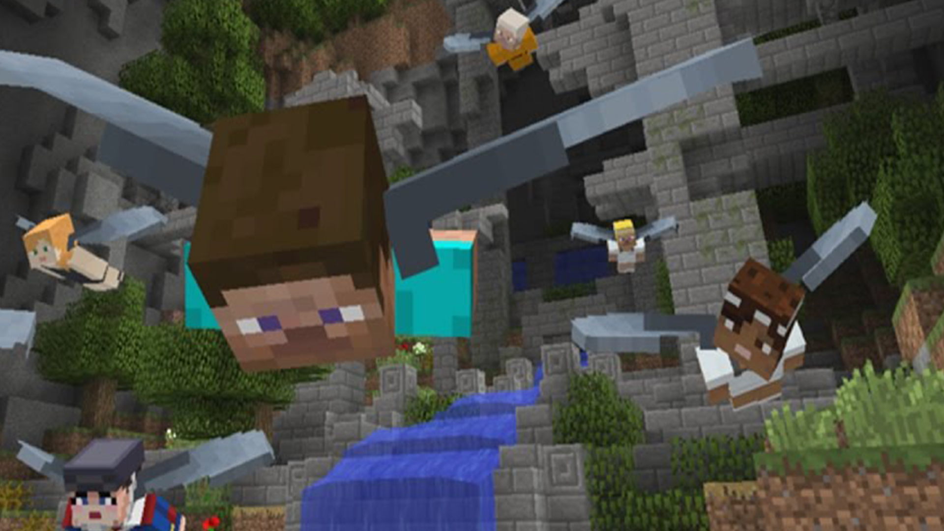 Watch Clip: Glide Mode Gameplay Minecraft - Zebra Gamer | Prime Video