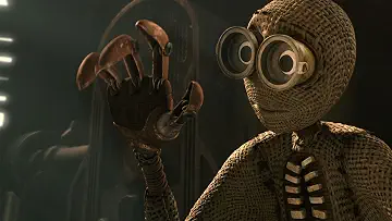 Play trivia and poll mini-games with friends, while you watch 9 (2009). Unravel the mysteries of this burlap world!