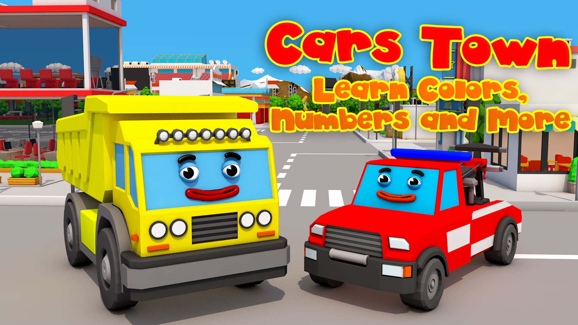 Watch Cars Town Learn Colors, Numbers and More Prime Video