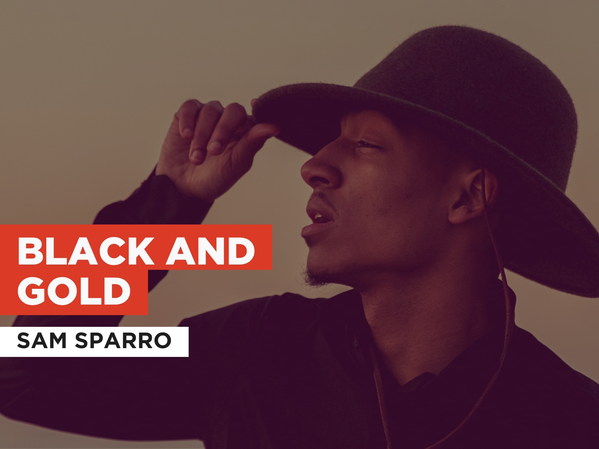 Prime Video Black And Gold in the Style of Sam Sparro