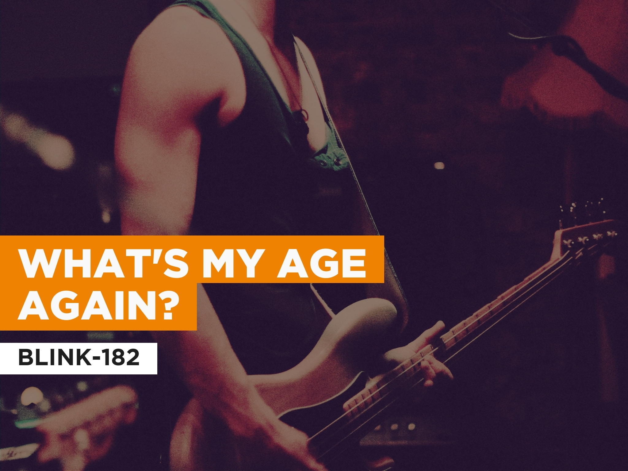 Prime Video What's My Age Again? in the Style of blink182