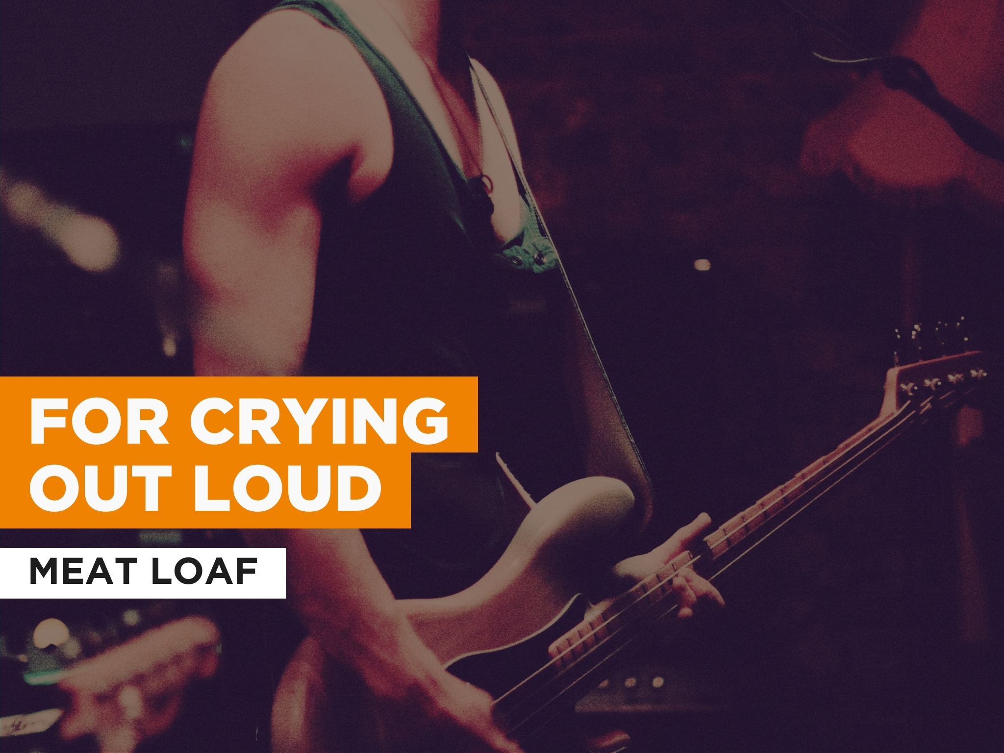 Prime Video For Crying Out Loud al estilo de Meat Loaf