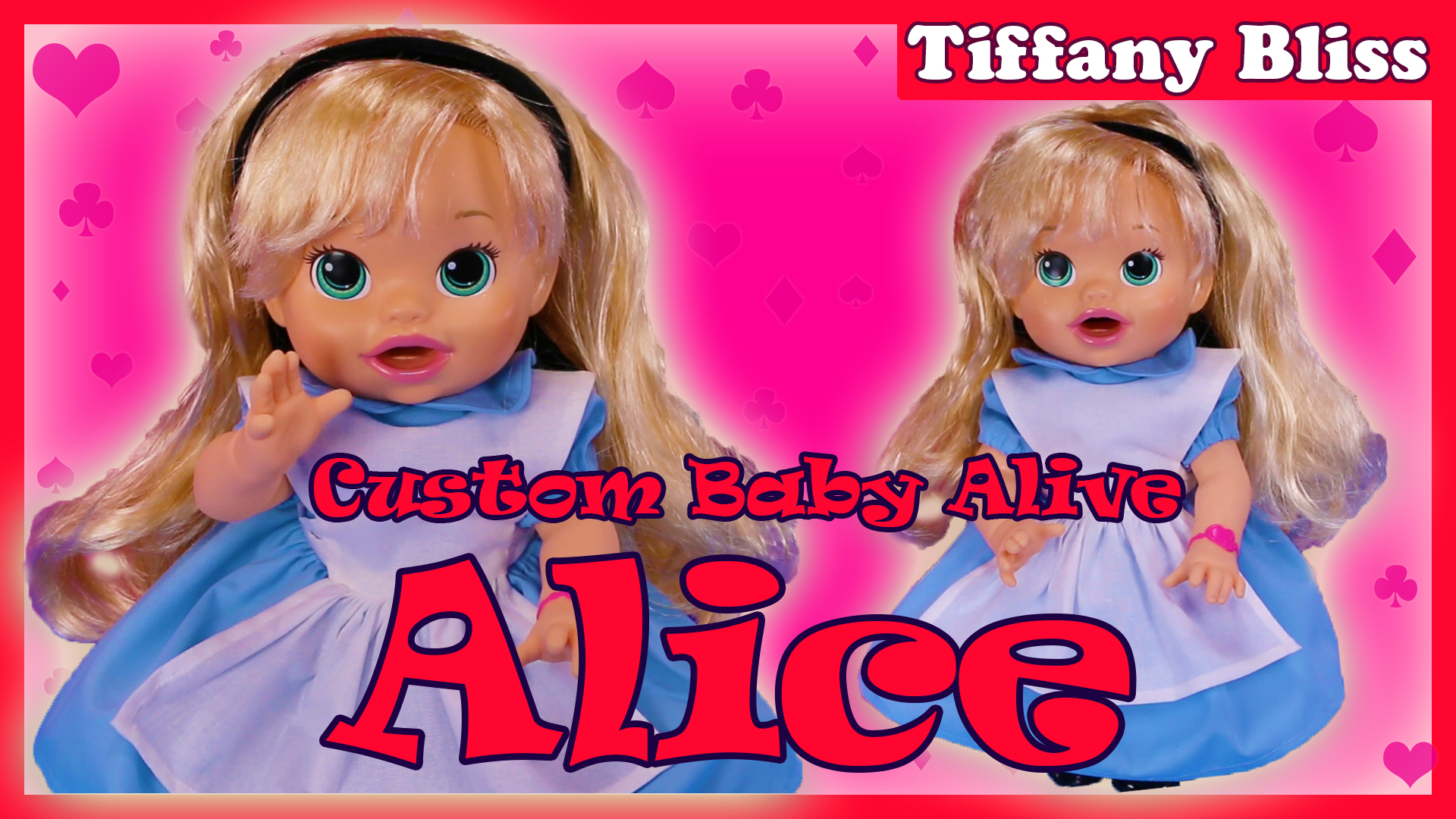 Amazon.co.jp Alice in Wonderland Custom Baby Alive Doll Eats PlayDoh