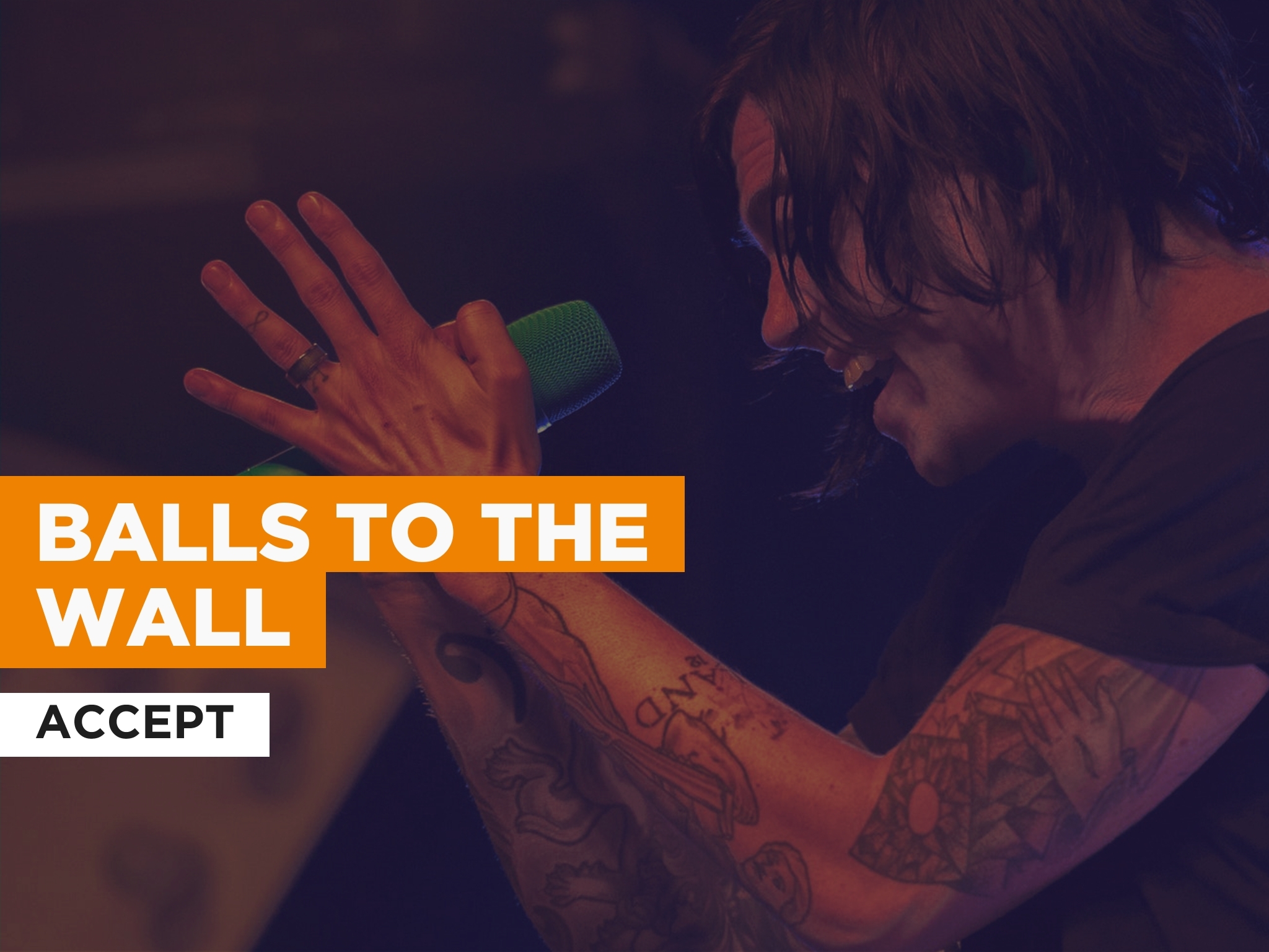 Prime Video Balls To The Wall in the Style of Accept