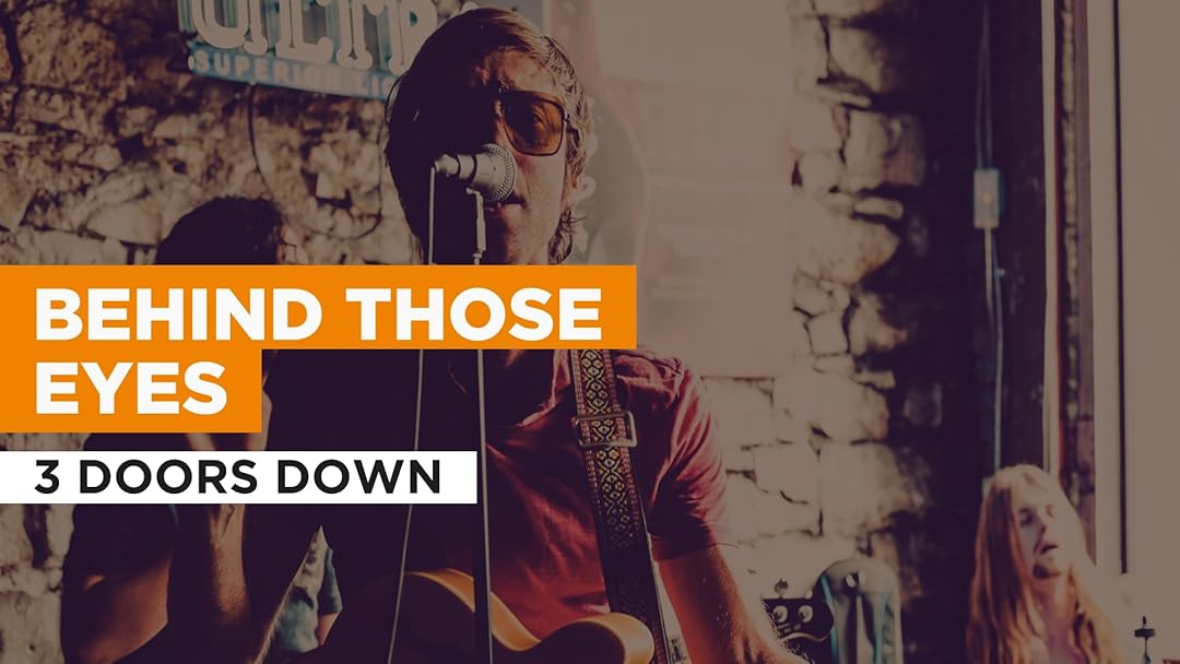 Prime Video Behind Those Eyes in the Style of 3 Doors Down