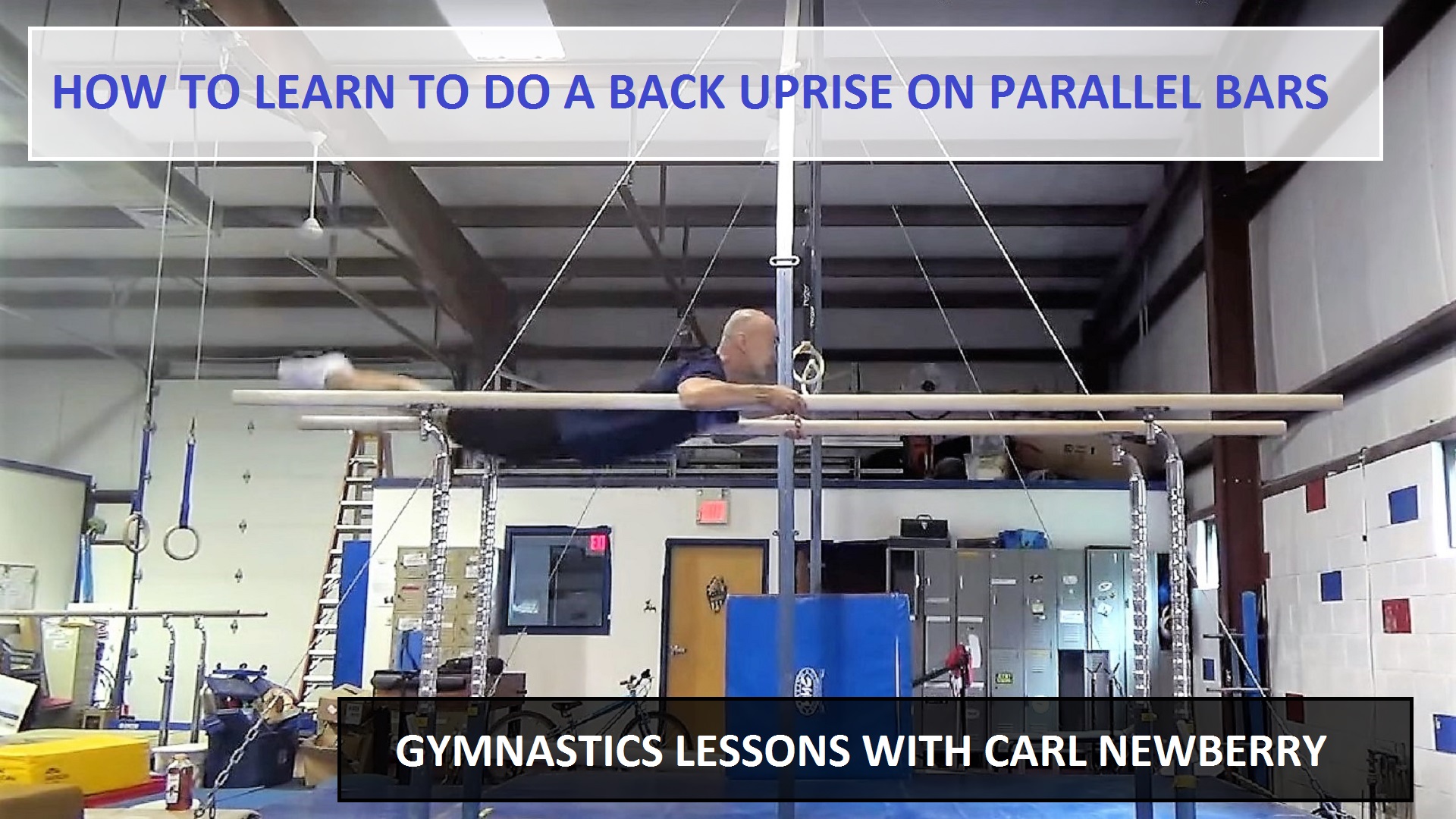 Watch How to Learn to Do a Back Uprise on Parallel Bars Gymnastics